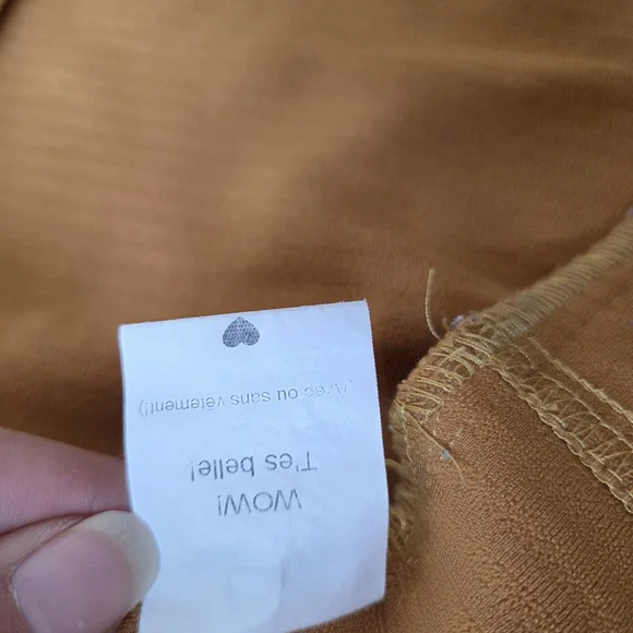 Longline Open Ribbed Cardigan Jacket - Camel - Picture 5 of 9